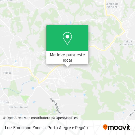 Luiz Francisco Zanella mapa