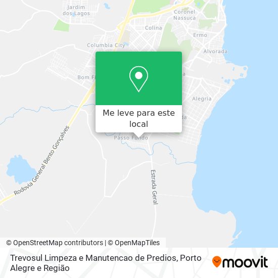 Trevosul Limpeza e Manutencao de Predios mapa