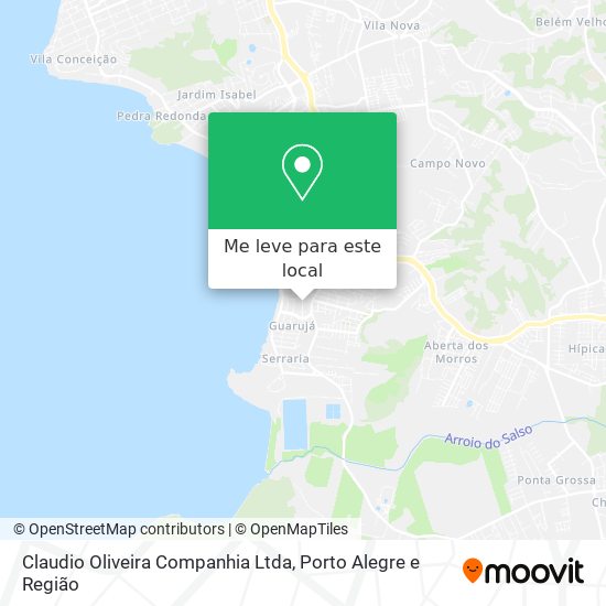 Claudio Oliveira Companhia Ltda mapa