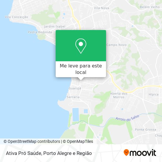 Ativa Pró Saúde mapa