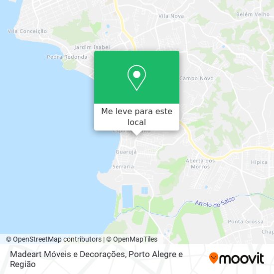 Madeart Móveis e Decorações mapa