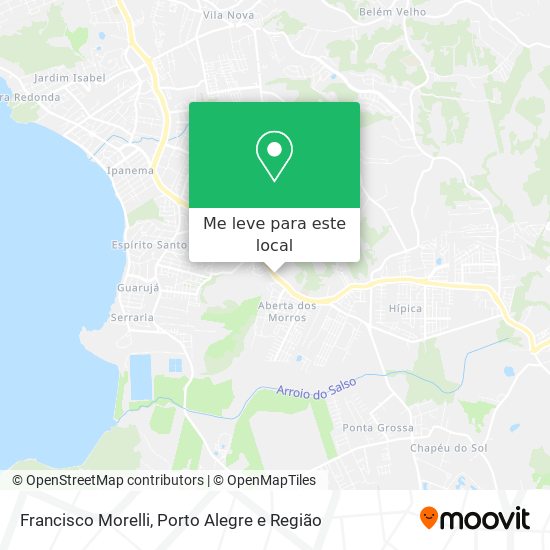 Francisco Morelli mapa