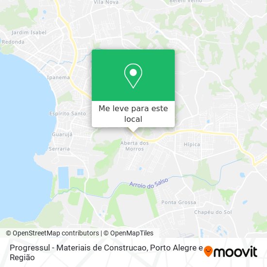 Progressul - Materiais de Construcao mapa