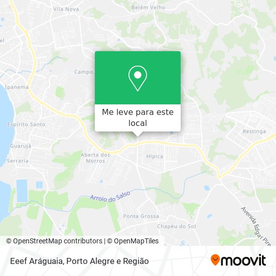 Eeef Aráguaia mapa