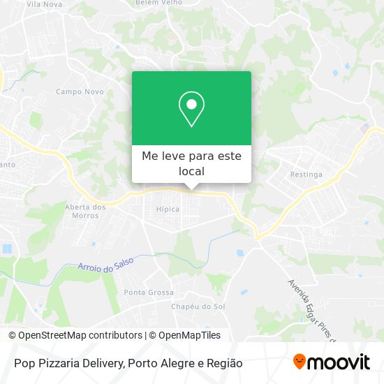 Pop Pizzaria Delivery mapa