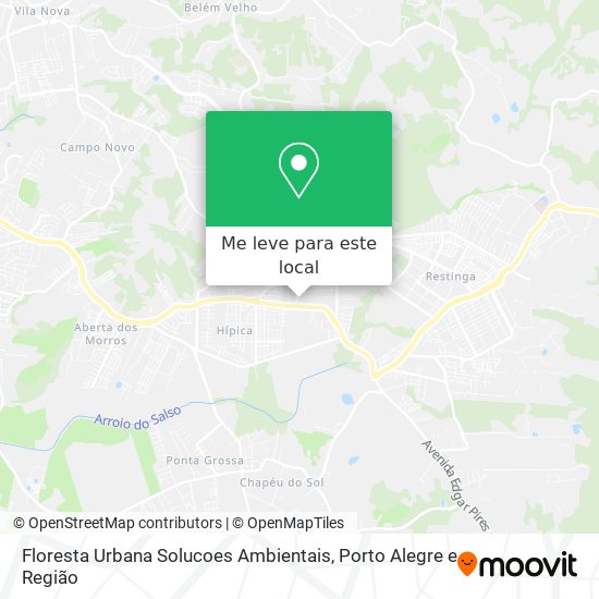 Floresta Urbana Solucoes Ambientais mapa