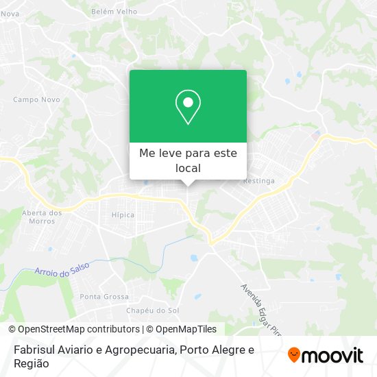 Fabrisul Aviario e Agropecuaria mapa