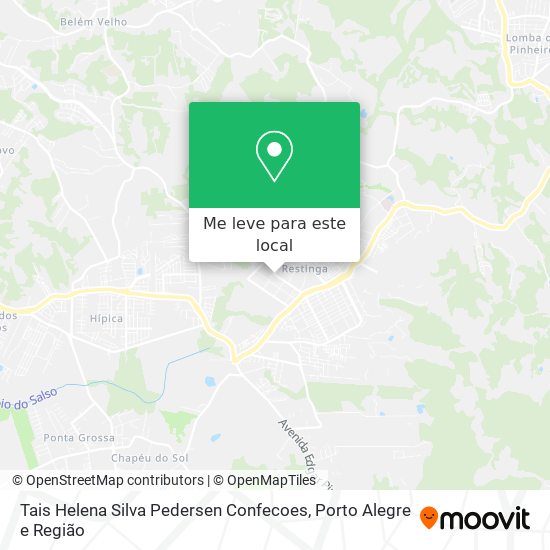 Tais Helena Silva Pedersen Confecoes mapa