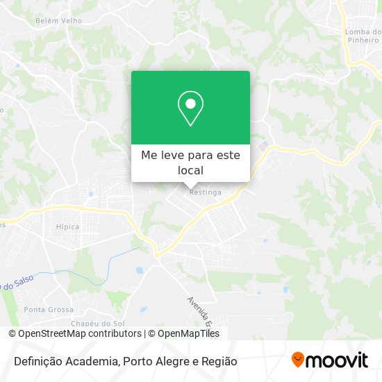 Definição Academia mapa