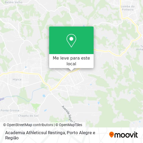 Academia Athleticsul Restinga mapa