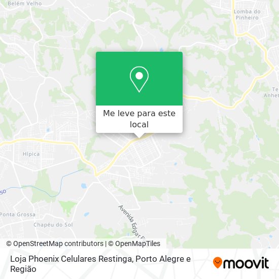 Loja Phoenix Celulares Restinga mapa