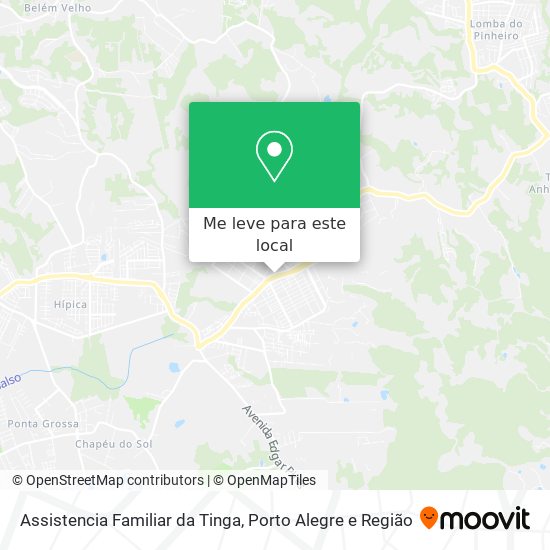 Assistencia Familiar da Tinga mapa