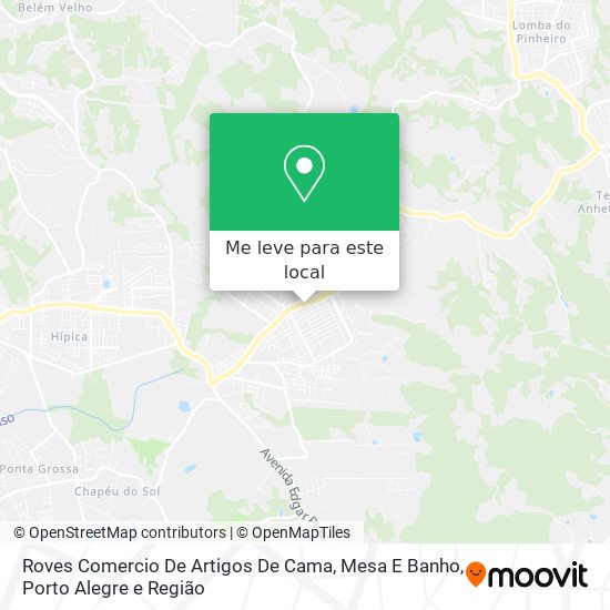 Roves Comercio De Artigos De Cama, Mesa E Banho mapa