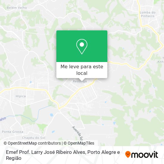 Emef Prof. Larry José Ribeiro Alves mapa