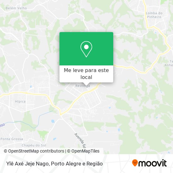 Ylê Axé Jeje Nago mapa