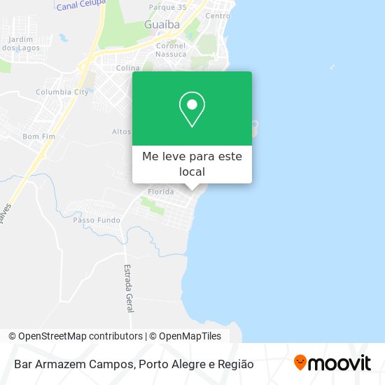 Bar Armazem Campos mapa
