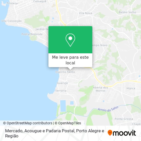 Mercado, Acougue e Padaria Postal mapa