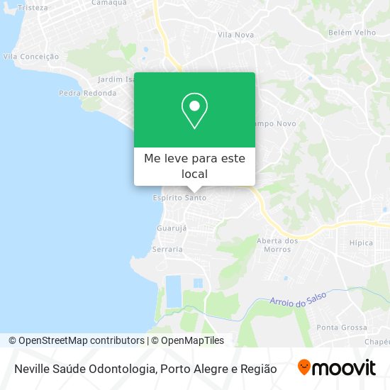 Neville Saúde Odontologia mapa