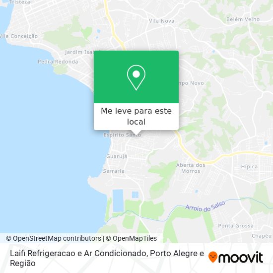 Laifi Refrigeracao e Ar Condicionado mapa