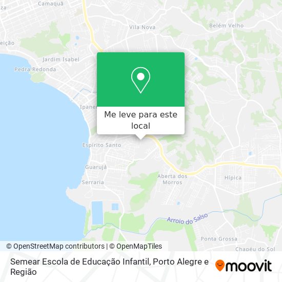 Semear Escola de Educação Infantil mapa