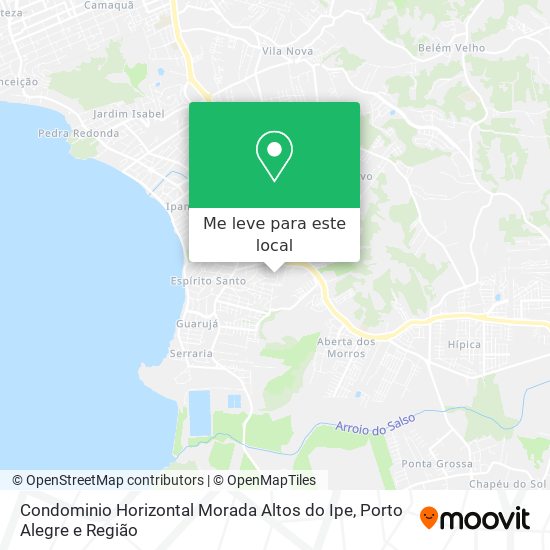 Condominio Horizontal Morada Altos do Ipe mapa