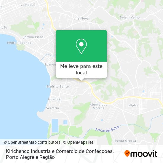 Kirichenco Industria e Comercio de Confeccoes mapa