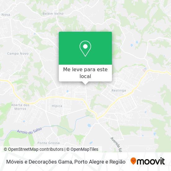 Móveis e Decorações Gama mapa