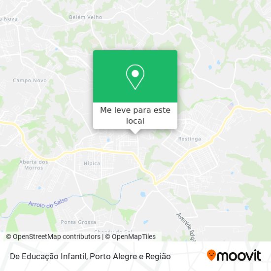 De Educação Infantil mapa