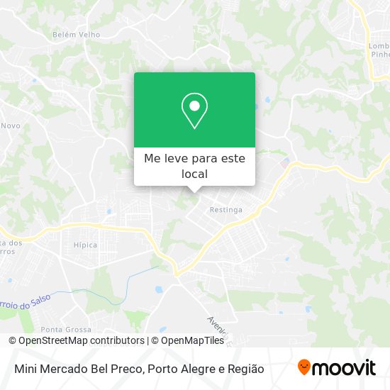 Mini Mercado Bel Preco mapa