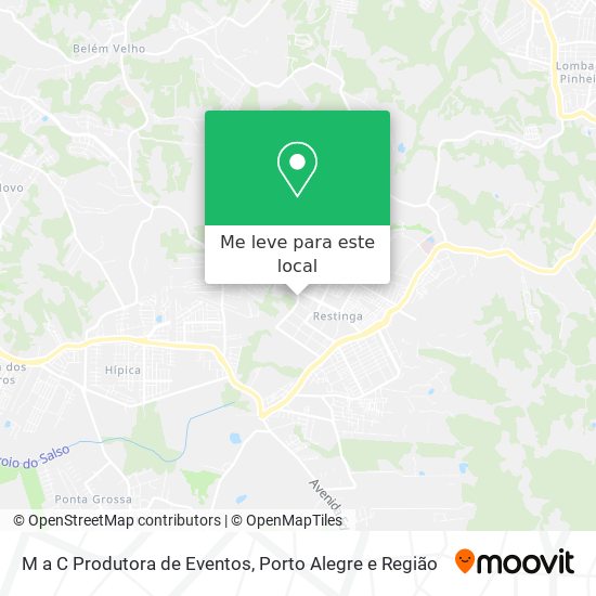 M a C Produtora de Eventos mapa