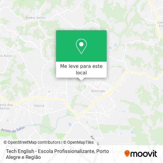 Tech English - Escola Profissionalizante mapa