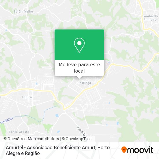 Amurtel - Associação Beneficiente Amurt mapa