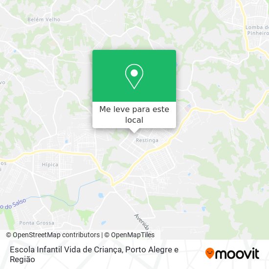 Escola Infantil Vida de Criança mapa