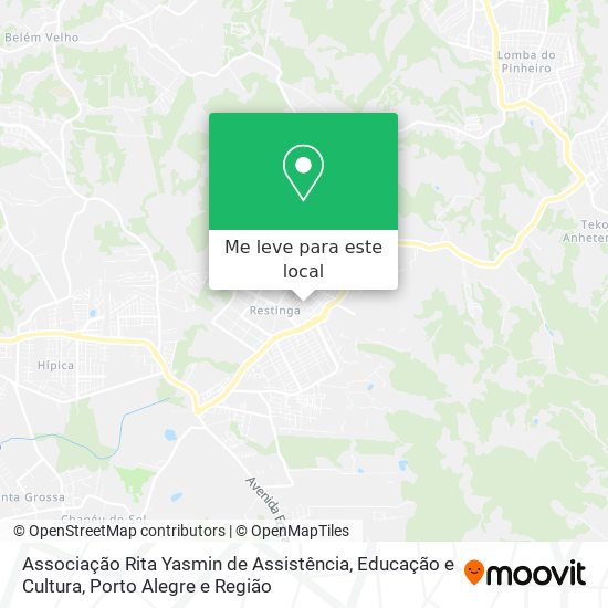 Associação Rita Yasmin de Assistência, Educação e Cultura mapa