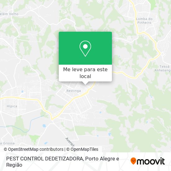 PEST CONTROL DEDETIZADORA mapa