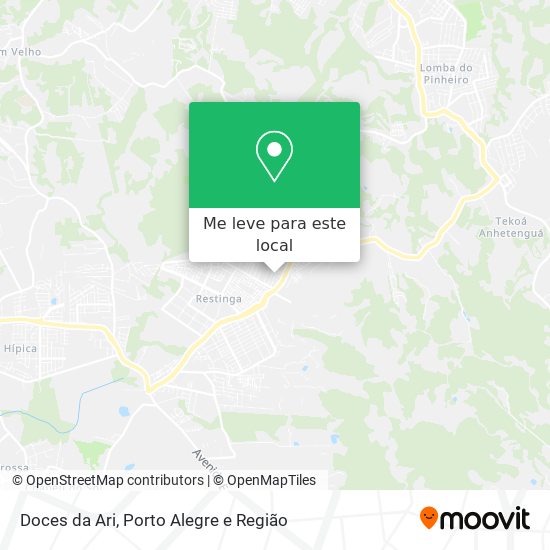 Doces da Ari mapa