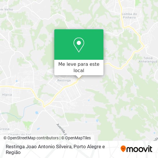 Restinga Joao Antonio Silveira mapa