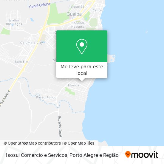 Isosul Comercio e Servicos mapa
