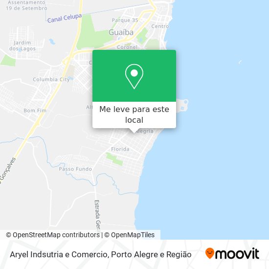 Aryel Indsutria e Comercio mapa