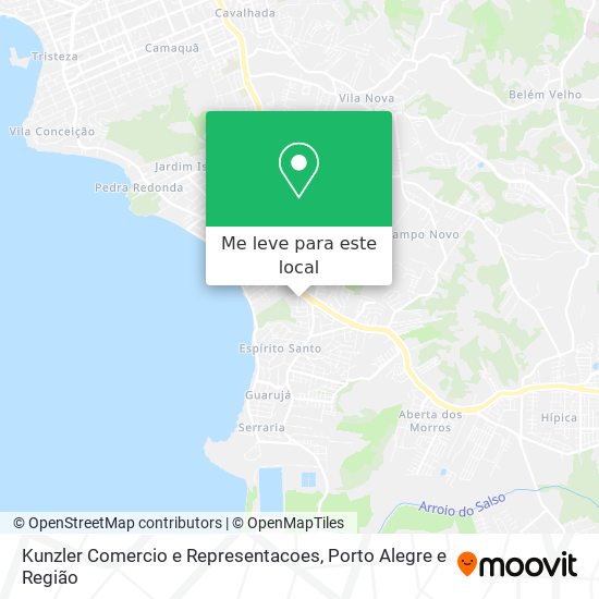 Kunzler Comercio e Representacoes mapa