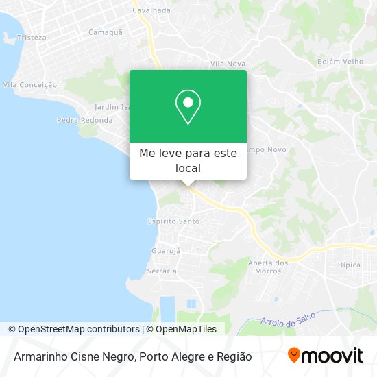 Armarinho Cisne Negro mapa