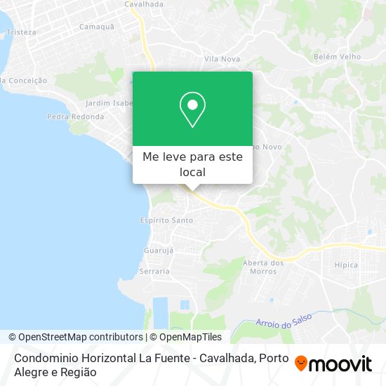 Condominio Horizontal La Fuente - Cavalhada mapa