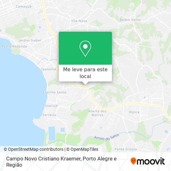 Campo Novo Cristiano Kraemer mapa