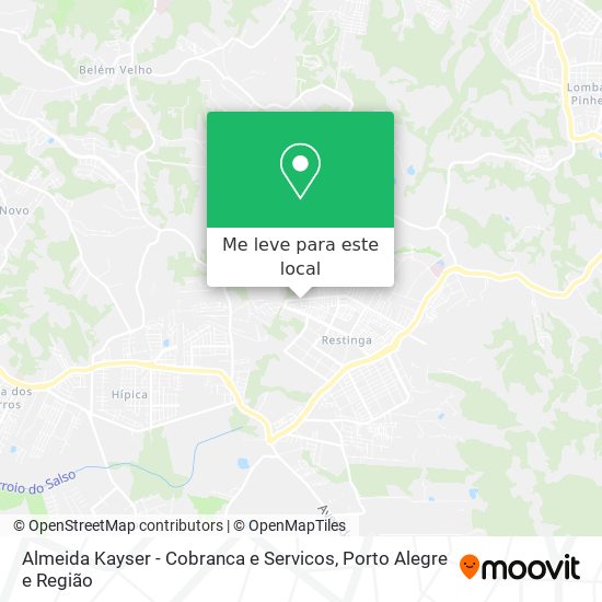 Almeida Kayser - Cobranca e Servicos mapa