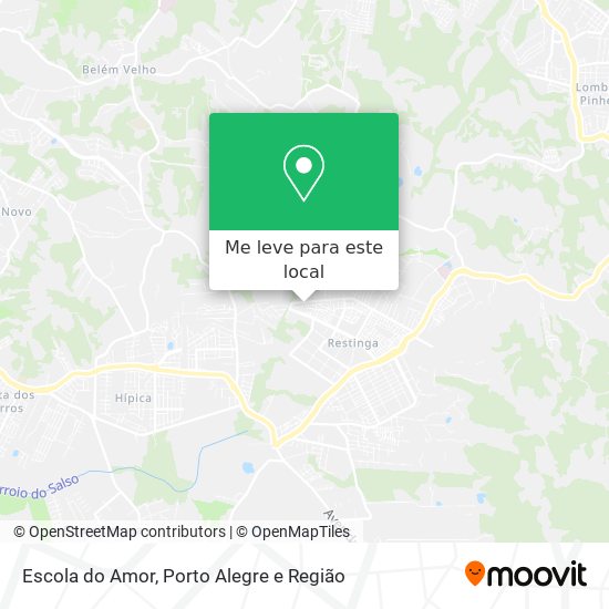 Escola do Amor mapa