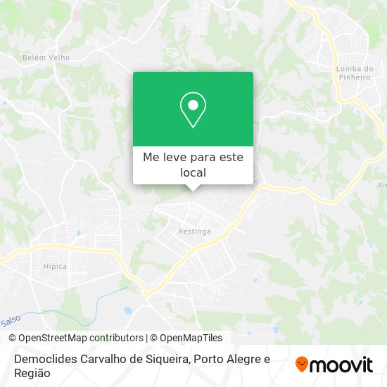 Democlides Carvalho de Siqueira mapa