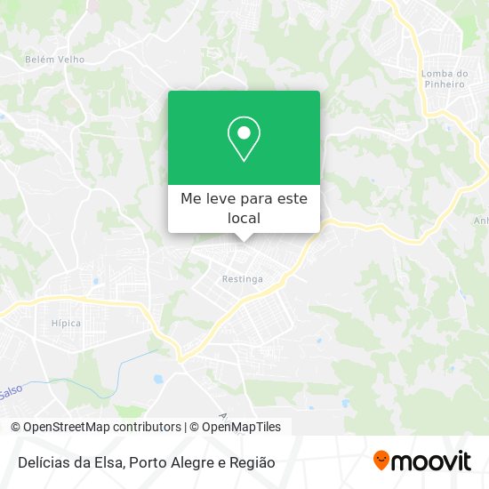 Delícias da Elsa mapa