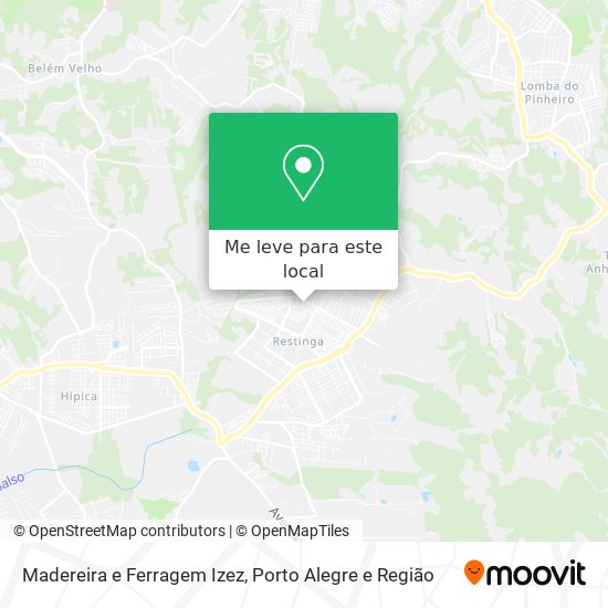 Madereira e Ferragem Izez mapa