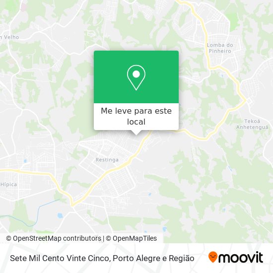 Sete Mil Cento Vinte Cinco mapa