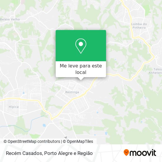 Recém Casados mapa